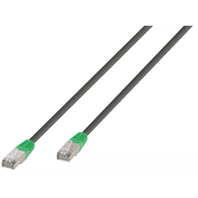 Vivanco PB CC N5 100 6 tinklo kabelis Žalias Pilkas 10 m Cat6 F / UTP (FTP)