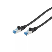 S / CONN 75713-S tinklo kabelis, juodas, 3 m Cat6a S / FTP (S-STP)