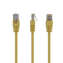 Gembird PP12-1M / Y tinklo kabelis Geltonas Cat5e U / UTP (UTP)