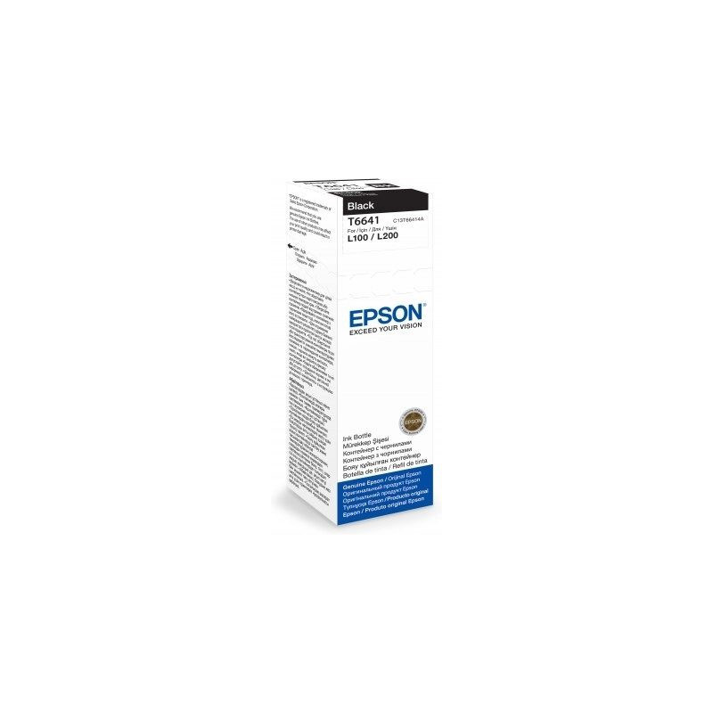 EPSON T6641 JUODŲJŲ RAŠALŲ BUTELĖLIS 70ML