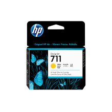 HP 711 Geltona rašalo kasetė