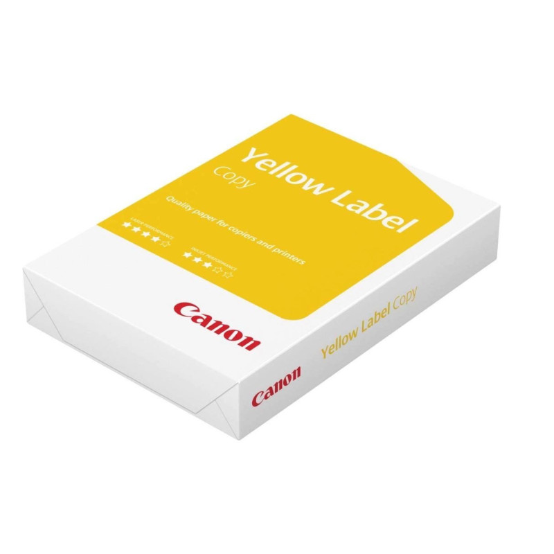 Canon Geltonos spalvos etikečių spausdinimo popierius A4 ( 210x297 mm) 500 lapų Baltas