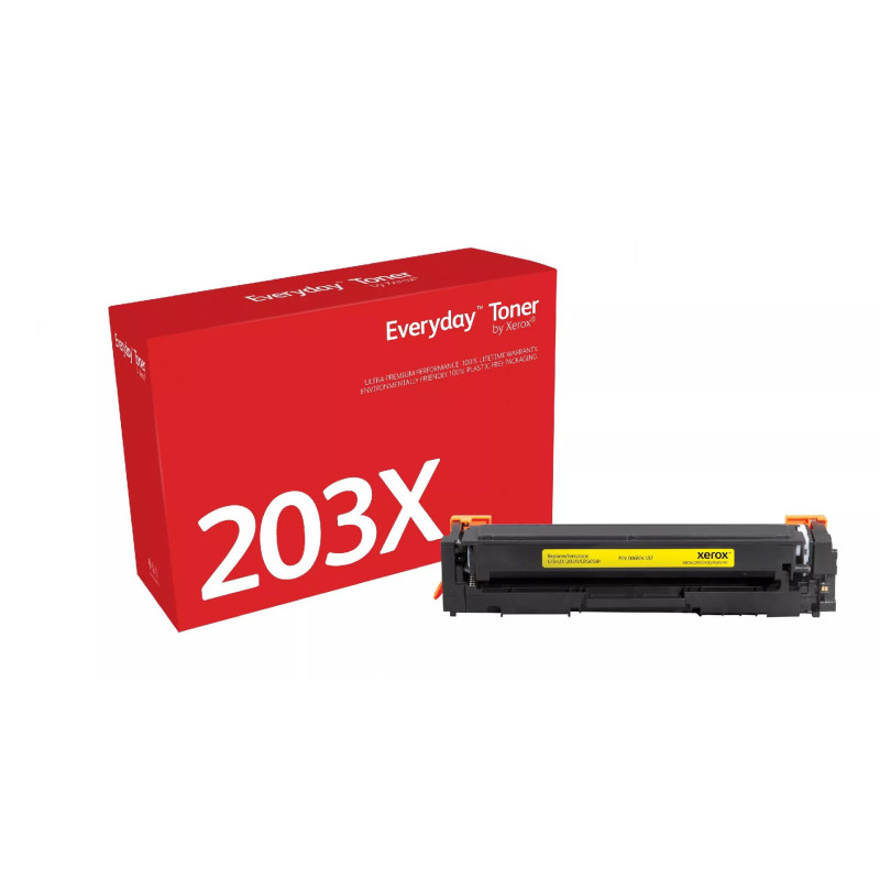 Didelės talpos „Everyday™“ geltonas toneris iš Xerox, suderinamas su HP 203X ( CF542X )