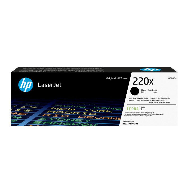 HP 220X Juoda originali „LaserJet“ tonerio kasetė