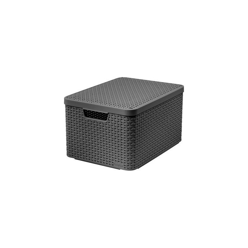 Curver Style L Storage basket Rattan Grey