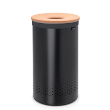 Brabantia 120022 skalbinių krepšys 60 l apvalus juodas