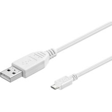 Microconnect USBABMICRO0 30W USB cable USB 2.0 0.3 m USB A Micro-USB B White