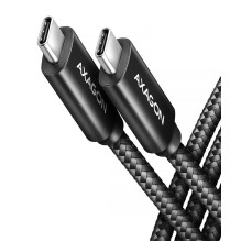 Axagon BUCM4X-CM10AB USB kabelis USB4 Gen 3x2 1 m USB C juodas