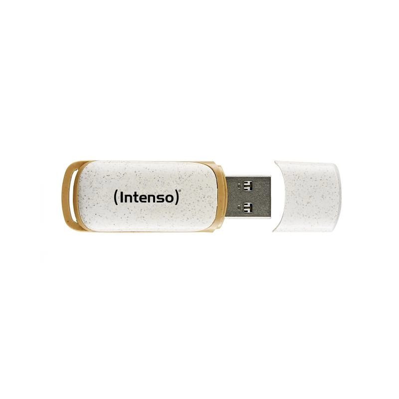 Intenso Green Line“ USB atmintinė 64 GB USB A tipo 3.2 Gen 1 (3.1 Gen 1) smėlio spalvos ruda