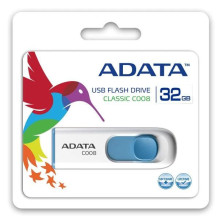 ADATA 32GB C008 USB atmintinė USB A tipo 2.0 Blue Balta