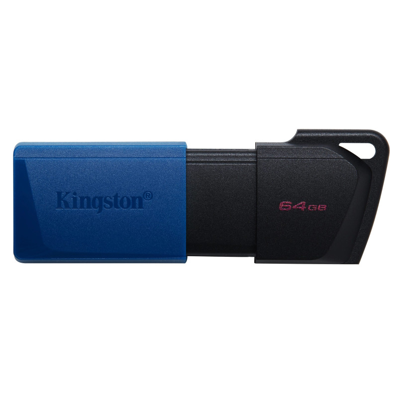 Kingston Technology DataTraveler 64GB USB3.2 Gen 1 Exodia M (juoda + Blue ) – 2 vnt.