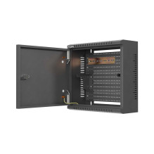 Lanberg installation cabinet TPR 10" with mesh panel 340x340x140 black (assembled) Lanberg installation cabinet TPR 10" with mesh panel 340x340x140 black (assembled)