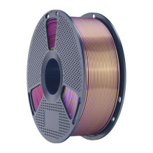 3D Spausdinimo Siūlas - Sunlu PLA+ Šilkinis Keturių Spalvų Siūlas 1,75 mm Mėlyna-Violetinė-Raudona-Auksinė