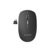 Gembird MUSW-4BSC-01 mouse Ambidextrous RF Wireless + USB Type-C Optical 1600 DPI