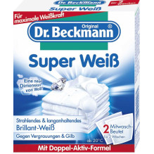 Dr. Beckmann Отбеливатель белья вместе c пятновыводителем 2x40г
