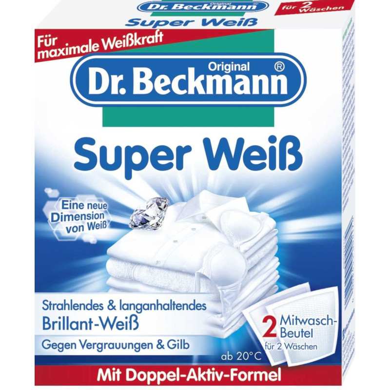 Dr. Beckmann Отбеливатель белья вместе c пятновыводителем 2x40г