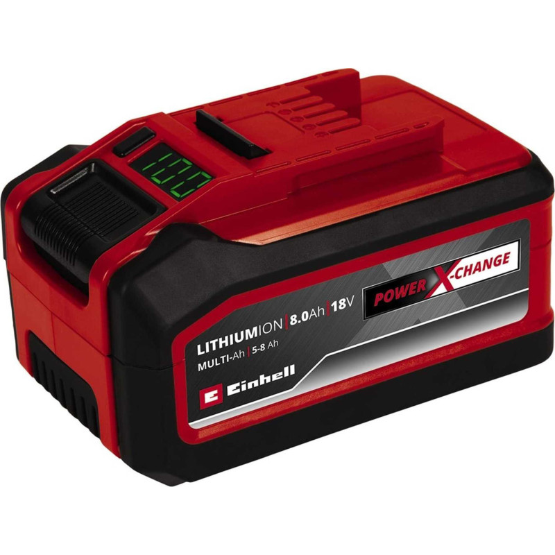 Einhell Einhell battery Power-X-Change Plus Multi-Ah 18V 5.0 - 8.0Ah (red / blac