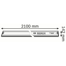 Bosch kreipiančioji liniuotė FSN 2100 sidabrinė