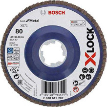 Bosch Bosch X-LOCK Fan Disc BfM, 115mm, K80 - 2608619207 eng. Bosch Bosch X-LOCK Fan Disc BfM, 115mm, K80 - 2608619207 eng.