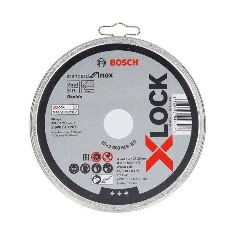 Bosch Bosch cutting disc X-LOCK Standard for Inox 125mm straight (10 pieces,