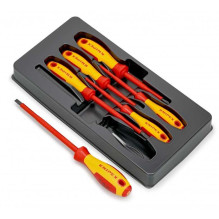 Knipex KNIPEX screwdriver set 00 20 12 V01 VDE (red / yellow, 6 pieces) Knipex KNIPEX screwdriver set 00 20 12 V01 VDE (red / yellow, 6 pieces)