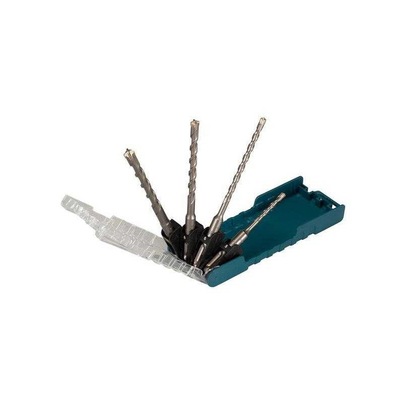 Makita SDS-Plus grąžtų rinkinys, 4 pjūviai, 5 vnt.