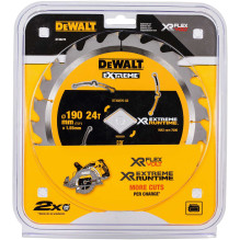DeWALT EXTREME 190 mm, 24 dantų pjūklo diskas