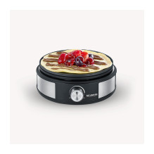 Severin FO 2471 Fondue-Crêpes-Kombi 1500 W Edelstahl schwarz Severin FO 2471 Fondue-Crêpes-Kombi 1500 W Edelstahl schwarz