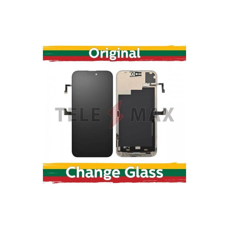 Screen for iPhone 15 Pro black (Updated: Telemax)