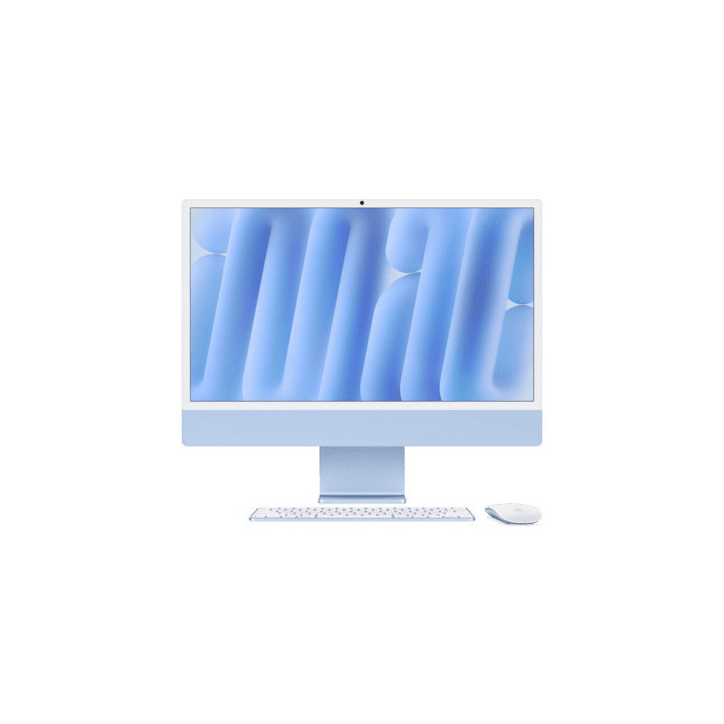 Apple 24-inch iMac computer with Retina 4.5K display M4 chip with 10-core CPU and 10-core GPU 16GB 256GB SSD Blue