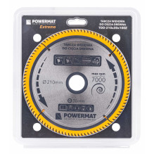 Powermat Carbide saw blade for wood 210x30 100z TDD-210x30x100Z