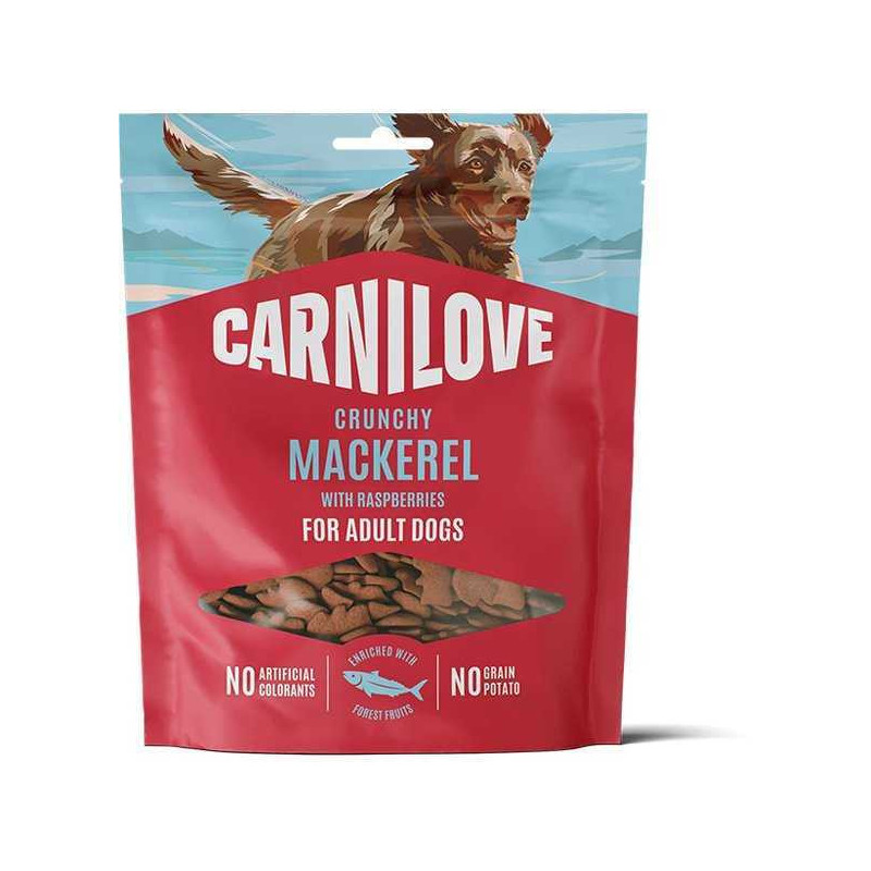 CARNILOVE CARNILOVE Crunchy Mackerel with raspberries - dog treat - 200