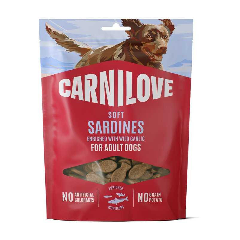 CARNILOVE CARNILOVE Dog SOFT snack Sardines enriched with Wild garlic 2