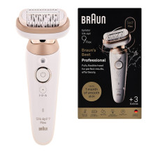 Braun Silk-épil 9 Silk·épil 9 Flex 9-030 3D 40 tweezers White, Gold Braun Silk-épil 9 Silk·épil 9 Flex 9-030 3D 40 tweezers White, Gold