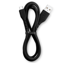 Cable 1A micro USB black 1m