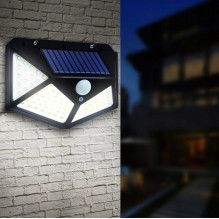 Solar sensor wall light 100 LED
