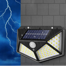 Solar sensor wall light 100 LED