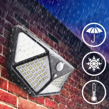 Solar sensor wall light 100 LED