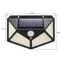 Solar sensor wall light 100 LED