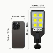 Solar street sensor wall light 108 COB LED LU17