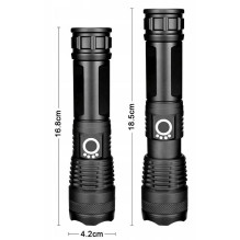 Flashlight 16.5x4x4cm 2200mAh