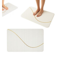 Bathroom mat 50x80 beige