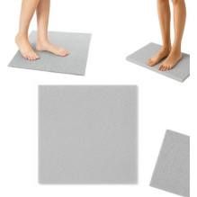 Bathroom mat 45x70 light grey