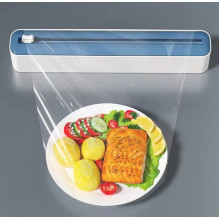 Plastic wrap cutter