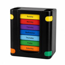 28-compartment pillbox