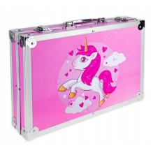 Stationery Set Kids Art Kit pink 145pcs