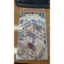 3D landscape stickers brochure