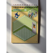 3D landscape stickers brochure