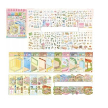 3D landscape stickers brochure