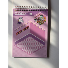 3D landscape stickers brochure